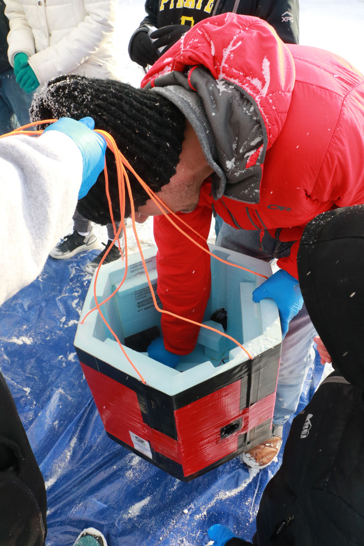 PHOTOS: Weather balloon launch at Lincoln Elementary